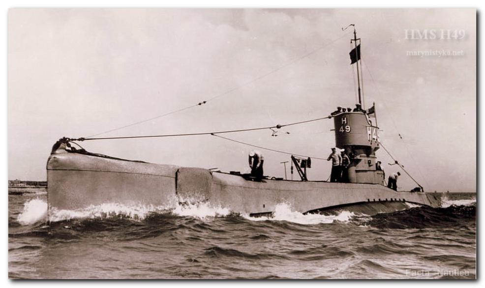 Brytyjski okr�t podwodny HMS H49. The British submarine HMS  H49.