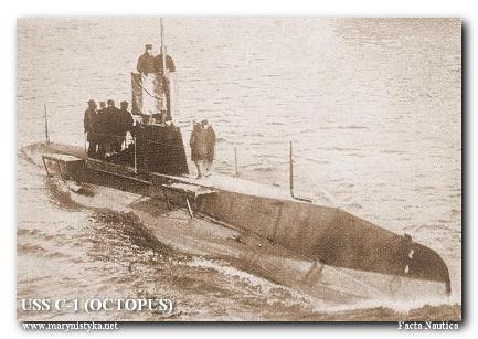 USS OCTOPUS, p�niejszy USS C-1 (SS-9) s�u�y� w US Navy w latach 1908-1919.