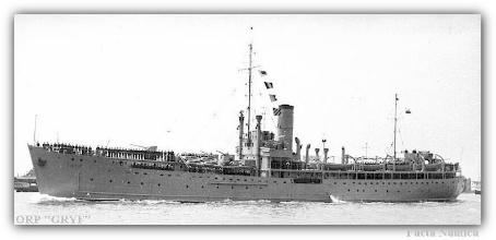 Okr�t szkolny ORP GRYF, dawny ZETEMPOWIEC.
