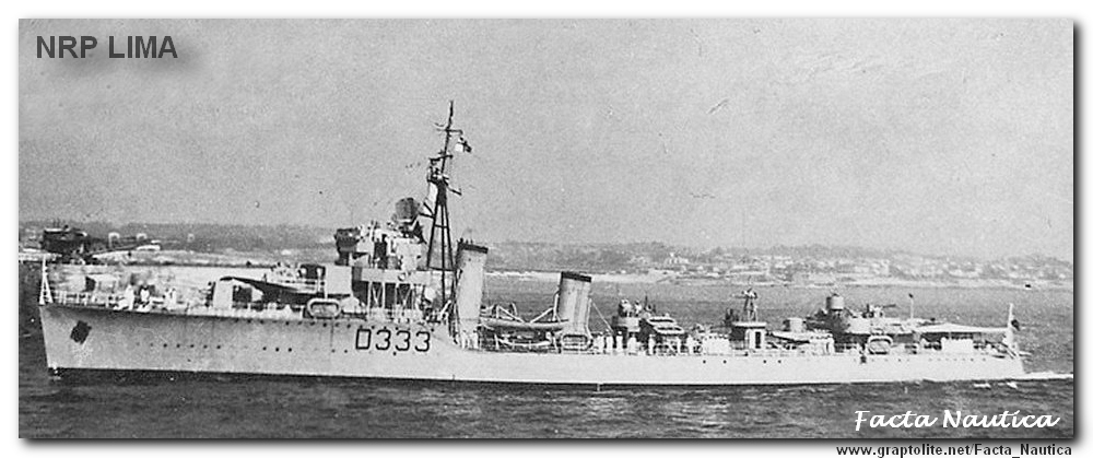 The destroyer NRP LIMA (Portugal).