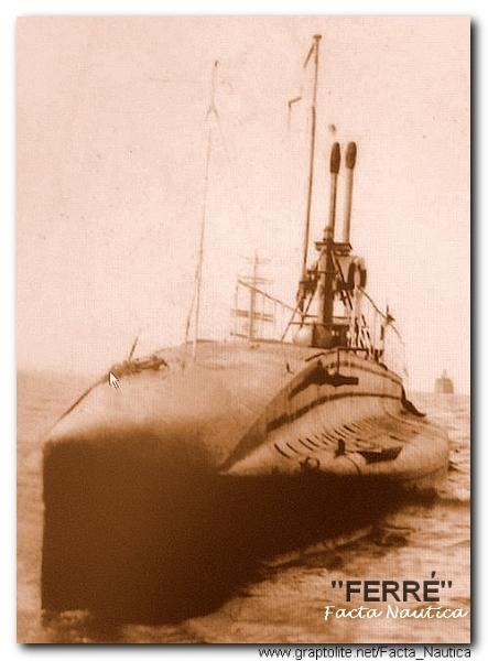 Submarinos: El submarino peruano FERRE. The Peruvian submarine FERRE.