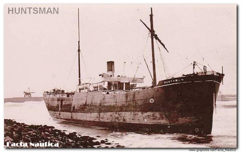 Facta Nautica: The British steamer HUNTSMAN. Built in 1893.