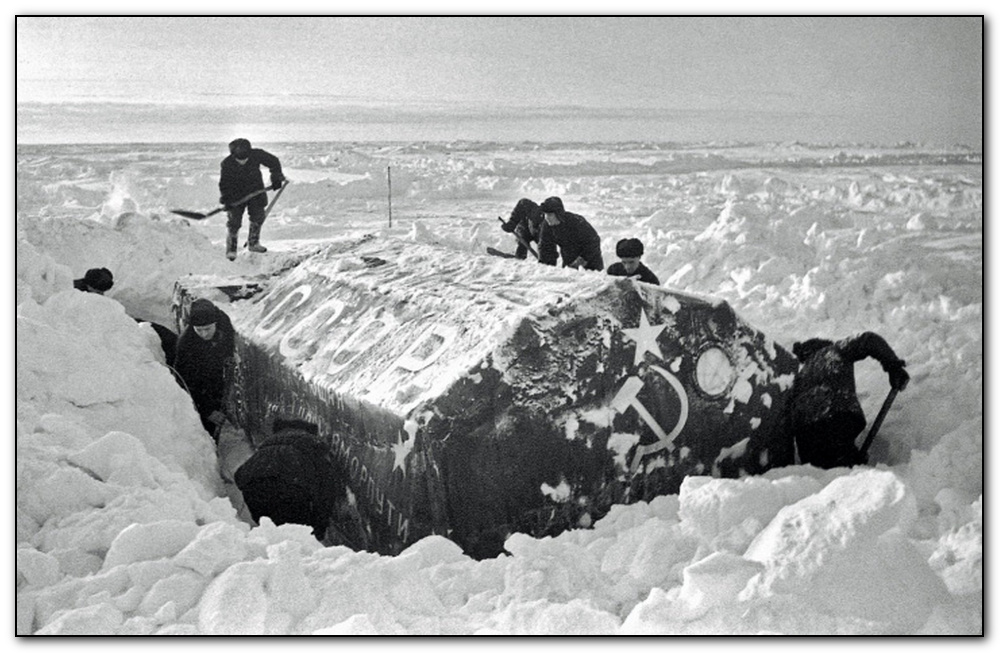 Soviet polar station - North Pole