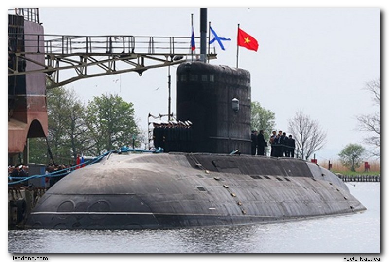 vietnam submarine ha noi HQ-182 kilo