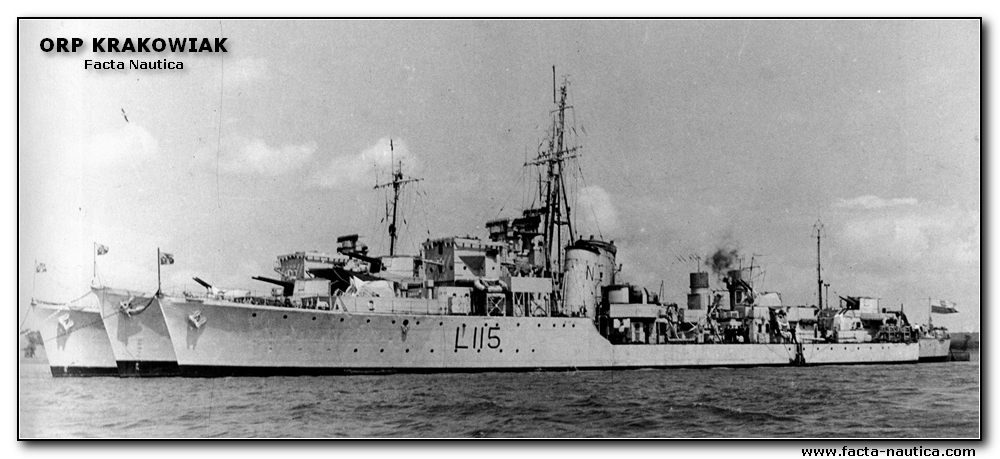 ORP KRAKOWIAK, Polish Navy, destroyer