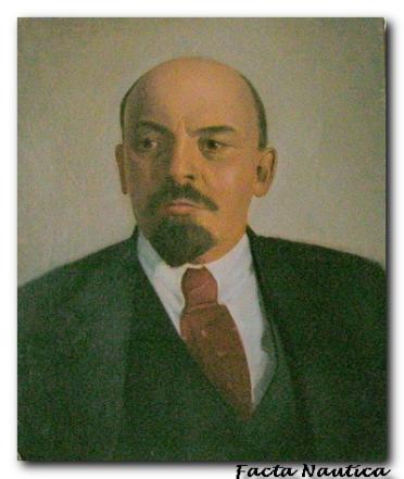 Wodziemierz Lenin. Portret olejny. Autor: Kazimierz Poczmaski.