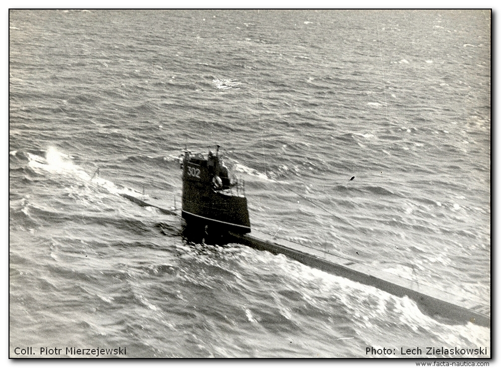 The Polish submarine ORP MAZUR.