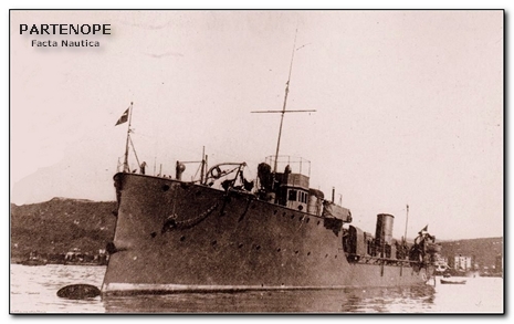 Incrociatore torpediniere PARTENOPE. Italian torpedo cruiser.
