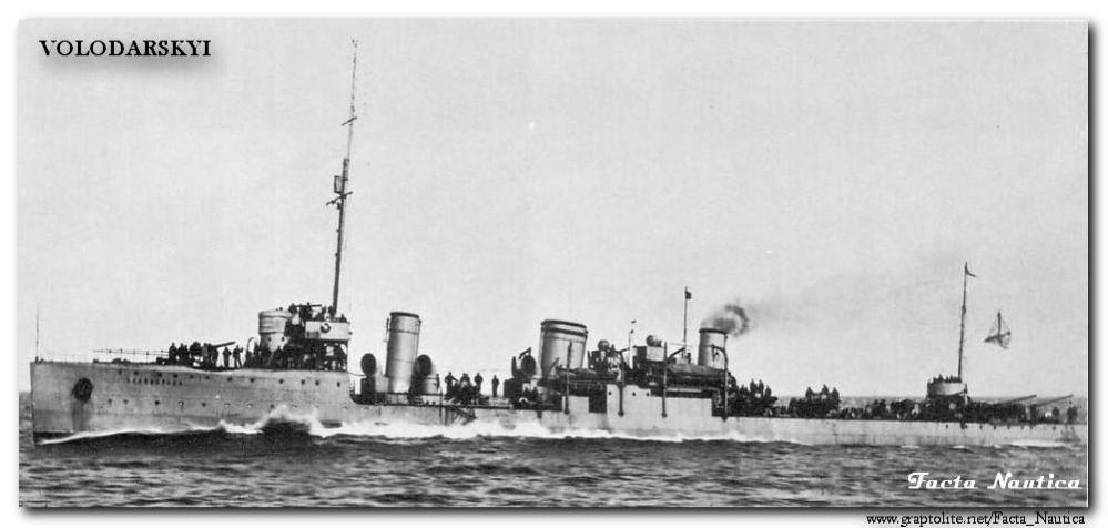 Radziecki niszczyciel WOODARSKIJ. The Sovie destroyer VOLODARSKYI.