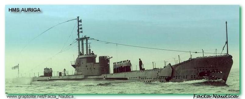 Brytyjskie okr�ty podwodne: HMS AURIGA.