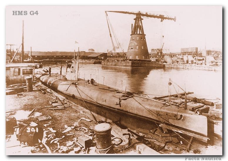 Brytyjskie okr�ty podwodne - British submarines - HMS G4