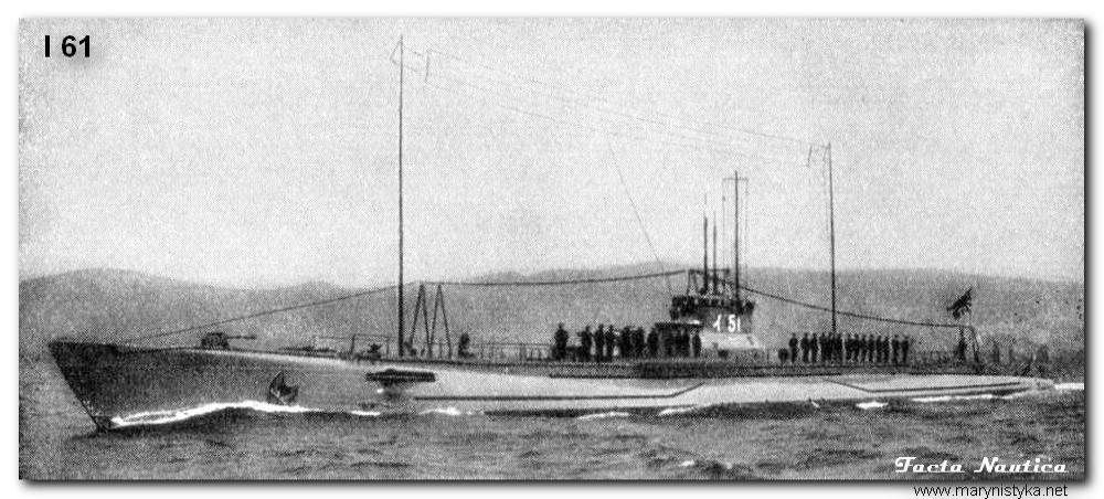 Japo�ski okr�t podwodny I-61. The Japanese submarine I-61.