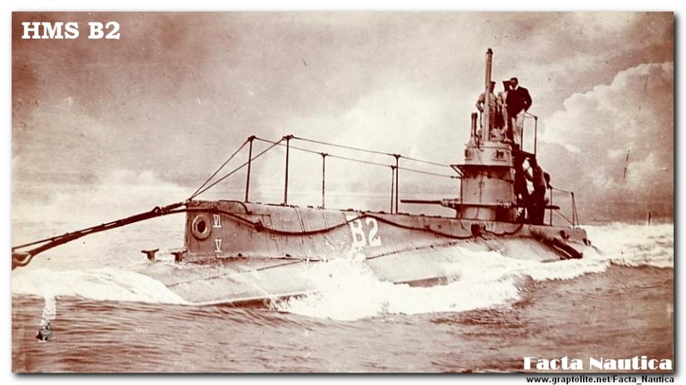 Facta Nautica: The British submarine HMS B2.
