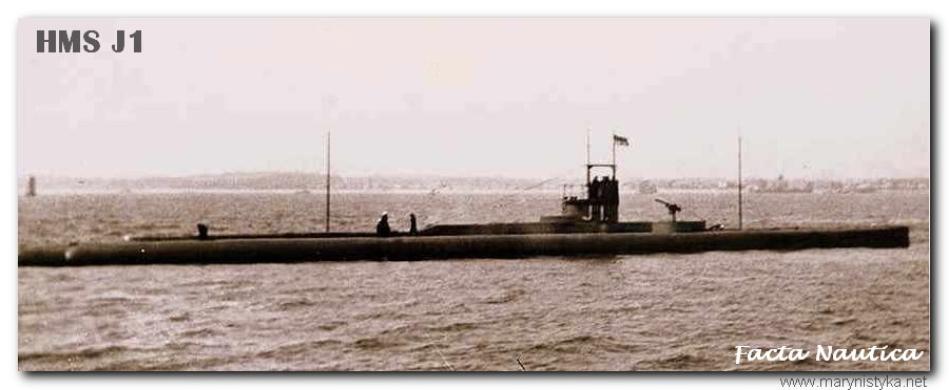 British submarines: HMS J1.