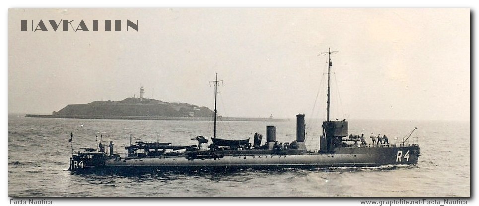 The Danish torpedo boat HAVKATTEN.