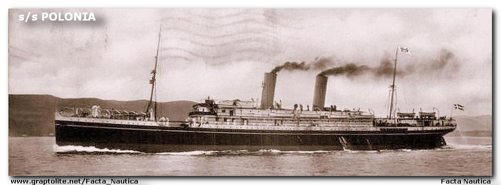 The Danish steamship POLONIA.