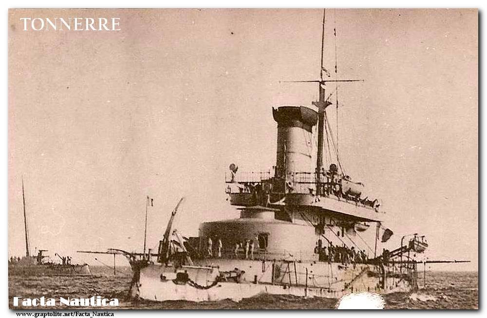 Facta Nautica - Ships and Wrecks: The French monitor TONNERE.