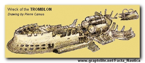 Facta Nautica: The French gunboat TROMBLON. Canonniere TREMBLON.