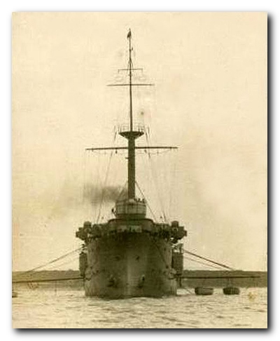 The Russian gunboat BOBR.