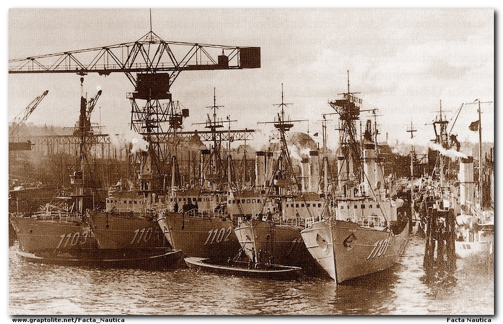 Vorpostenflotille. Vorpostenboot. Kriegsmarine.