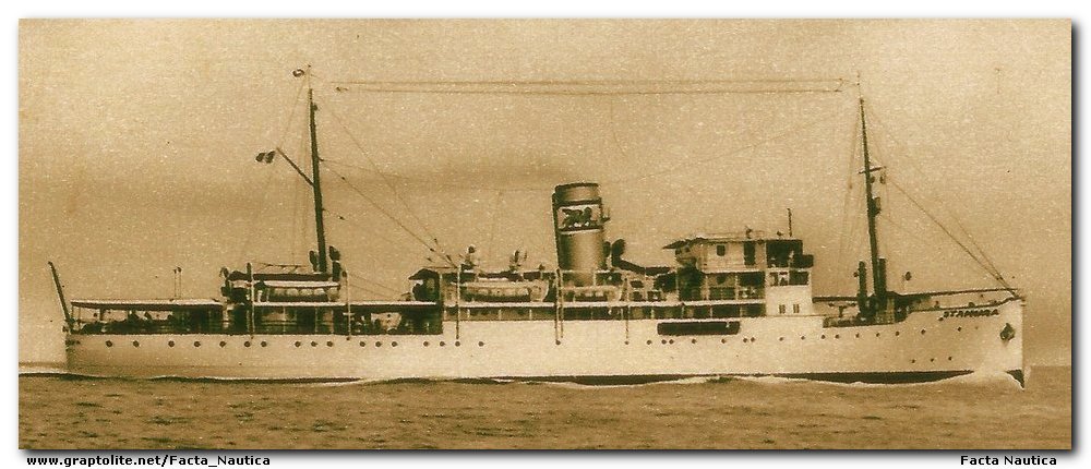 The German hospital ship FREIBURG (ex STAMURA)
