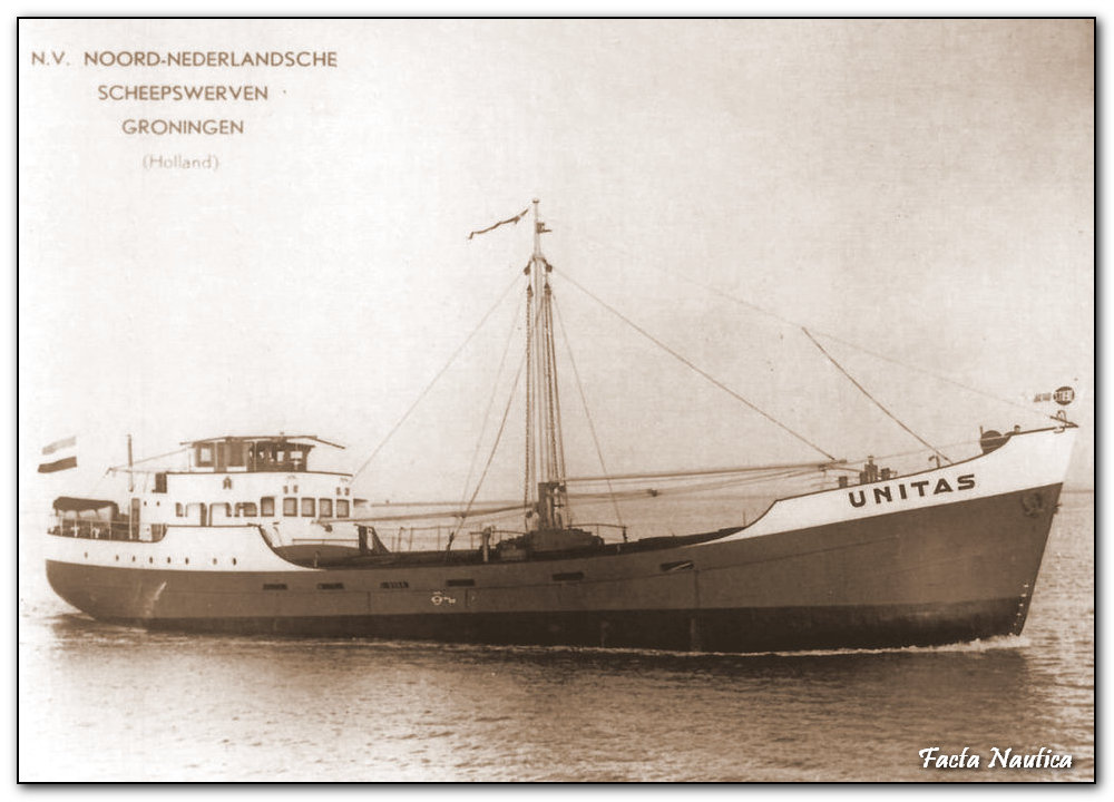 Kriegsmarine: HILFSCHIFF-68, SAT-9 UNITAS, ex Dutch m/s UNITAS.