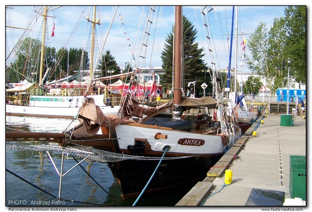 ANTICA, the sailing ship