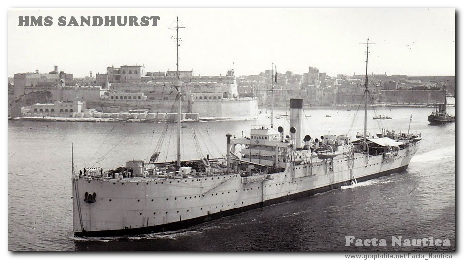 HMS SANDHURST.