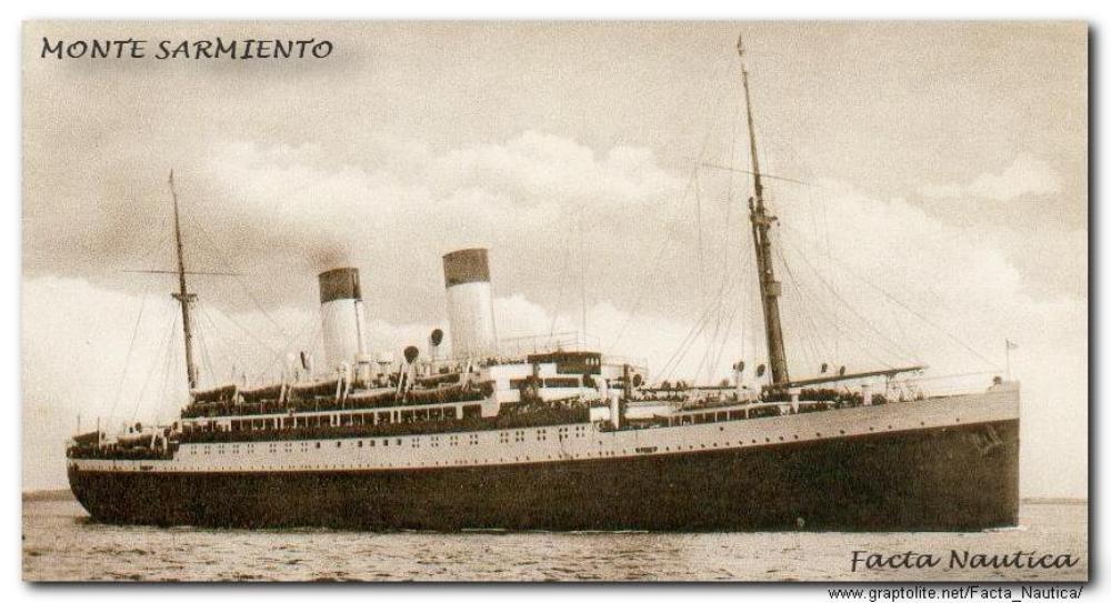 Facta Nautica: MONTE SARMIENTO, the German passanger vessel