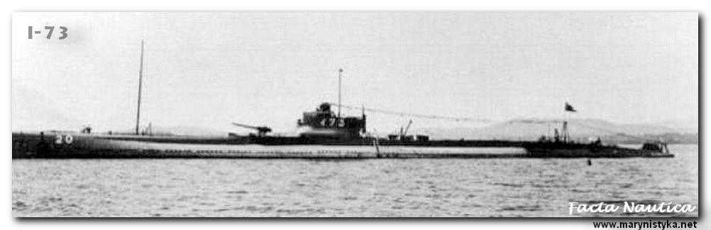 The Japanese submarine I-73 was the first warship ever sunk an American submarine.