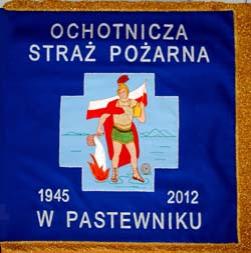 Sztandary OSP - sztandar OSP w pastewniku