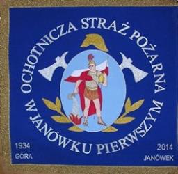 Sztandary OSP: Sztandar Ochotniczej Stra�y Po�arnej w Jan�wku Pierwszym
