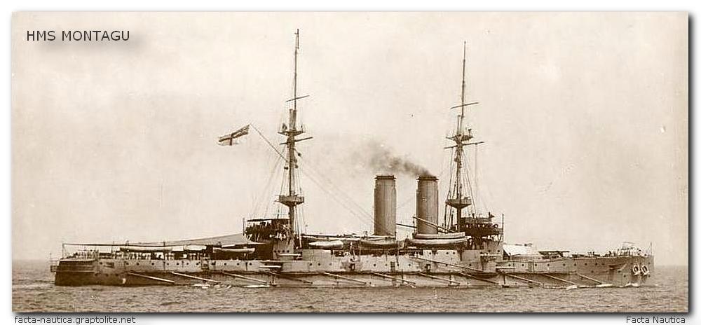 Battleship HMS MONTAGU.