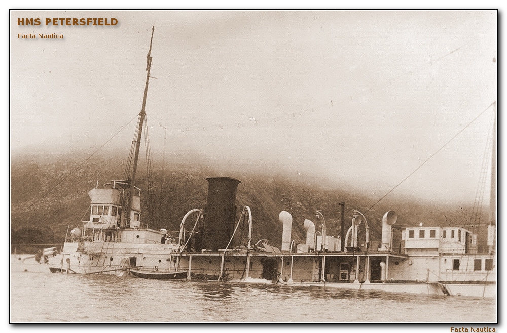 HMS Petersfield. Minesweeper. Admiral Howard Kelly.