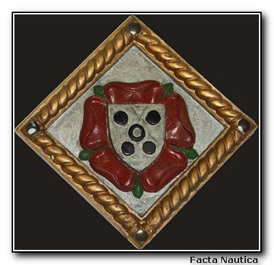 Herb okr�tu. HMS Petersfield. Badge.