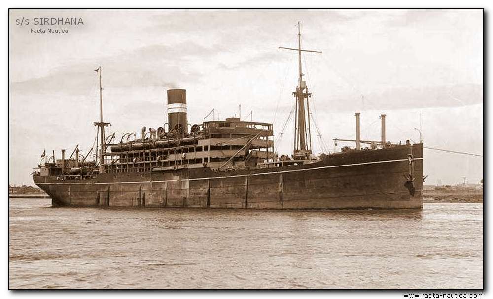 British steamer SS SIRDHANA (1925)