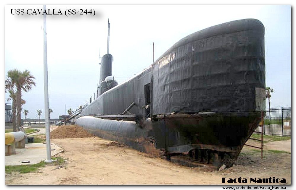 Facta Nautica - Ships and Wrecks: USS CAVALLA (SS-244).