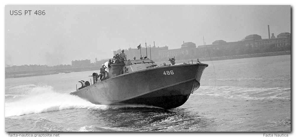Motor torpedo Boat USS PT-486.