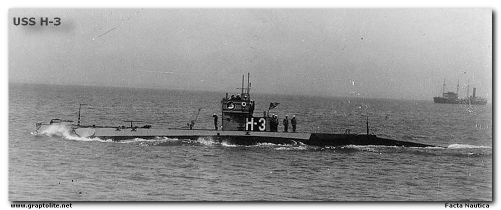 Submarines: USS H-3 (ex USS GARFISH)