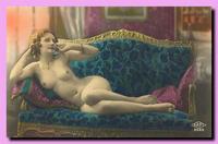 Vintage erotic postcards. Akt kobiecy na starych poczt�wkach.