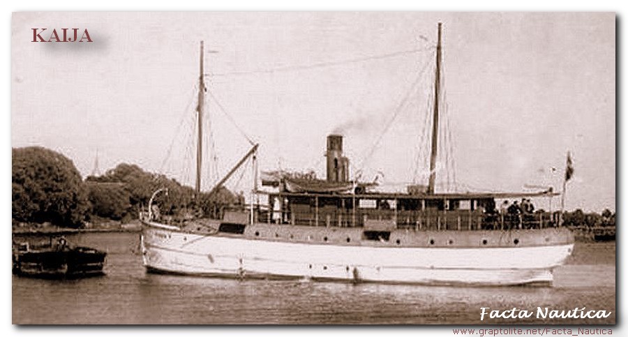 The Latvian steamer KAIJA.