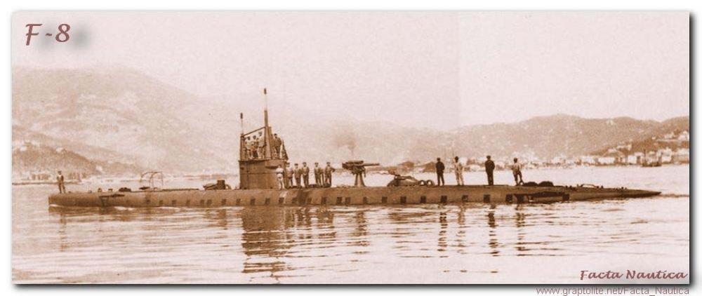 WW I: The Italian submarine F-8.
