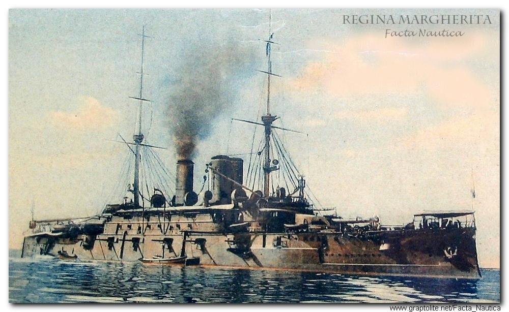 Regia Marina - Italian Navy: REGINA MARGHERITA (battleship).